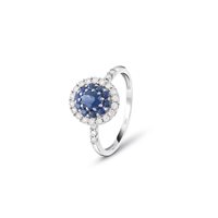 Ring Bliss Woman in White Gold Zaffiro 0.65 Ct 20096655 - 20096655